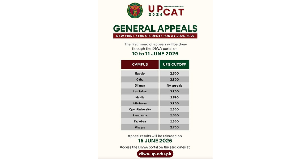 2026 General Appeals